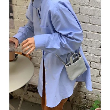 ins博主推薦高級感純色包韓國小眾斜挎包休閑單肩手提小方包mini