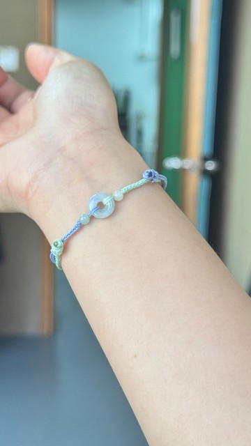 寶淇 - 春彩甜甜圈手繩 -天然A貨翡翠