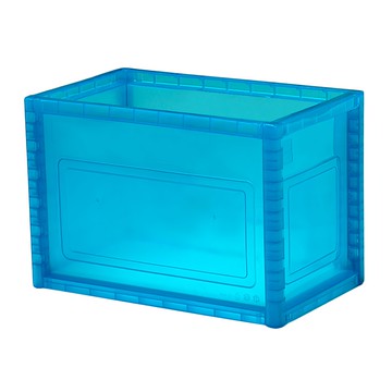 livinbox 巧拚收納箱 PP環保材質  藍透  380W x 190D x 260Hmm  1個