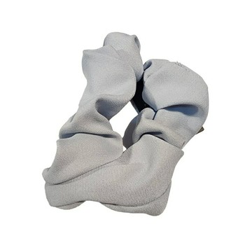 美國正品 L.Erickson 莫蘭迪藍棉麻感大腸圈＊夏日微風＊