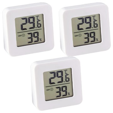 溫度濕度計 Set 3個  4.5 x 4.5 x 1.5cm  18g  1組