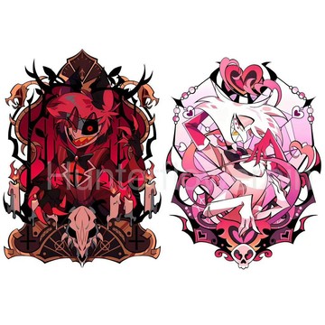臺灣出貨🌟HazbinHotel地獄客棧阿拉斯託週邊加厚雙麵亞克力立牌桌麵擺件