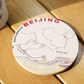 Bella House 一起去旅行_神奇吸水杯墊_(萬里長城)