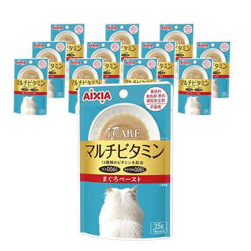 AiXiA 我愛護理系列 多種維生素餐包 補充多種維生素 維持貓咪健康  鮪泥狀  35g  12包
