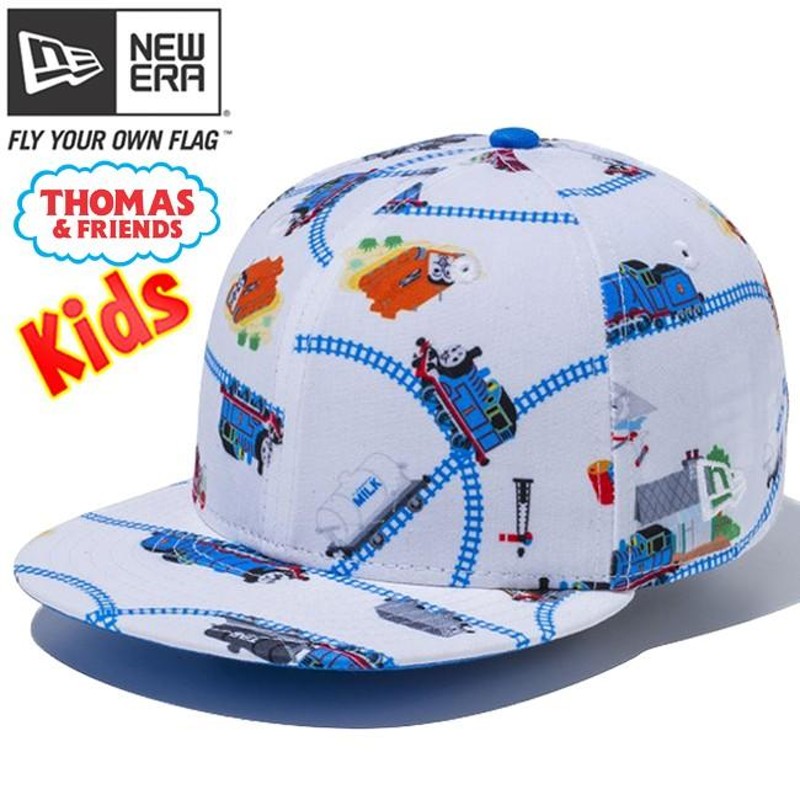 きかんしゃトーマス×ニューエラ 950チャイルド スナップバック オールオーバー プリント Thomas & Friends×New Era  9FIFTY Child Snap Back All Over | LINEブランドカタログ