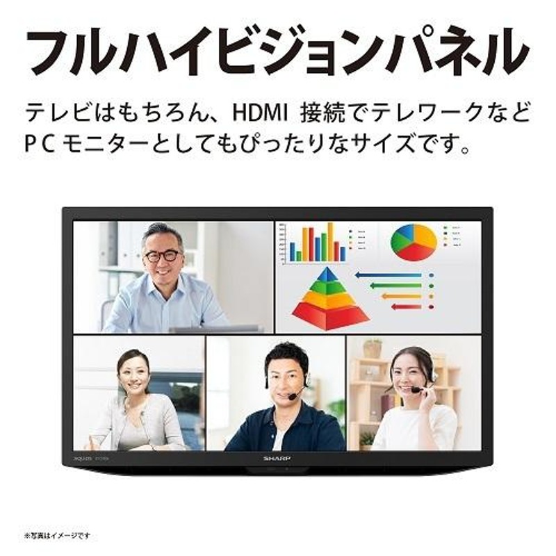 シャープ 2T-C19DE-W 液晶テレビ AQUOS 19V型 ホワイト | LINEショッピング