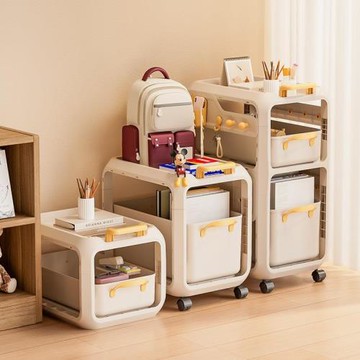 宿舍收納柜收納箱桌下大容量用書臟衣文具中學生帶輪搬家零食書本