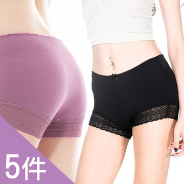 【K's凱恩絲】零束縛超柔涼感四角平口專利蠶絲內褲(5件組)