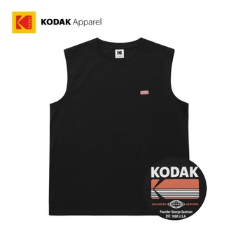 【KODAK Apparel】柯達 復刻Logo 背心 黑 KB616003BLK