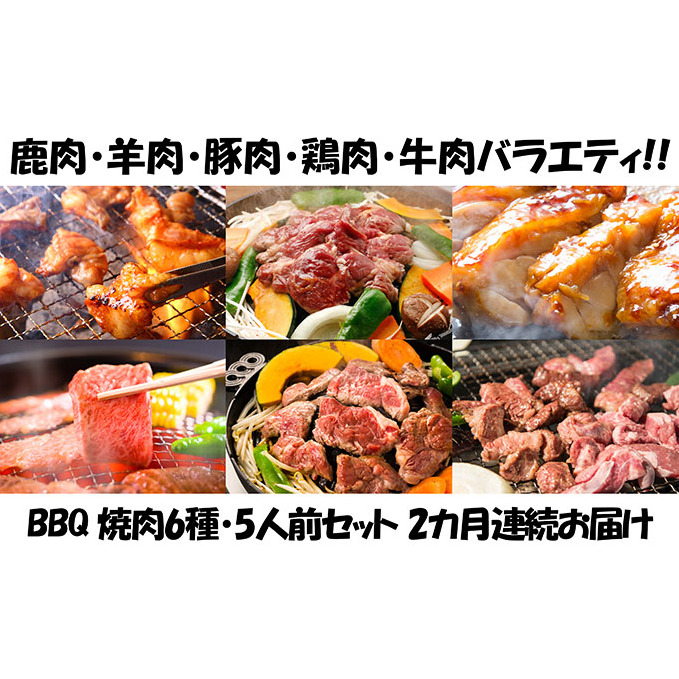 エンジョイ！BBQセット　～焼肉6種　5人前コース～