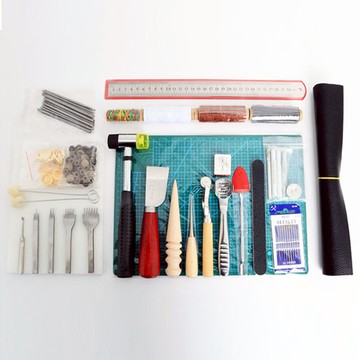 AYUDYSTUDY DIY皮革工藝工具高級套組  1套  什錦