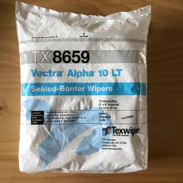 進口無塵布 texwipe tx8659 VECTRA ALPHA 10LT 75片9×9in 封邊
