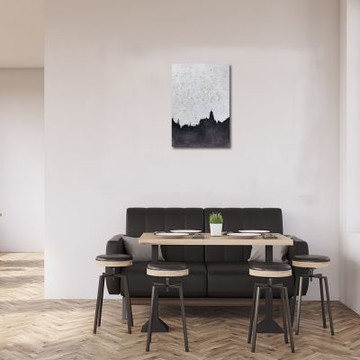 御畫房 當代國家級展覽畫家 抽象系列手繪油畫70×100cm(DB-183)