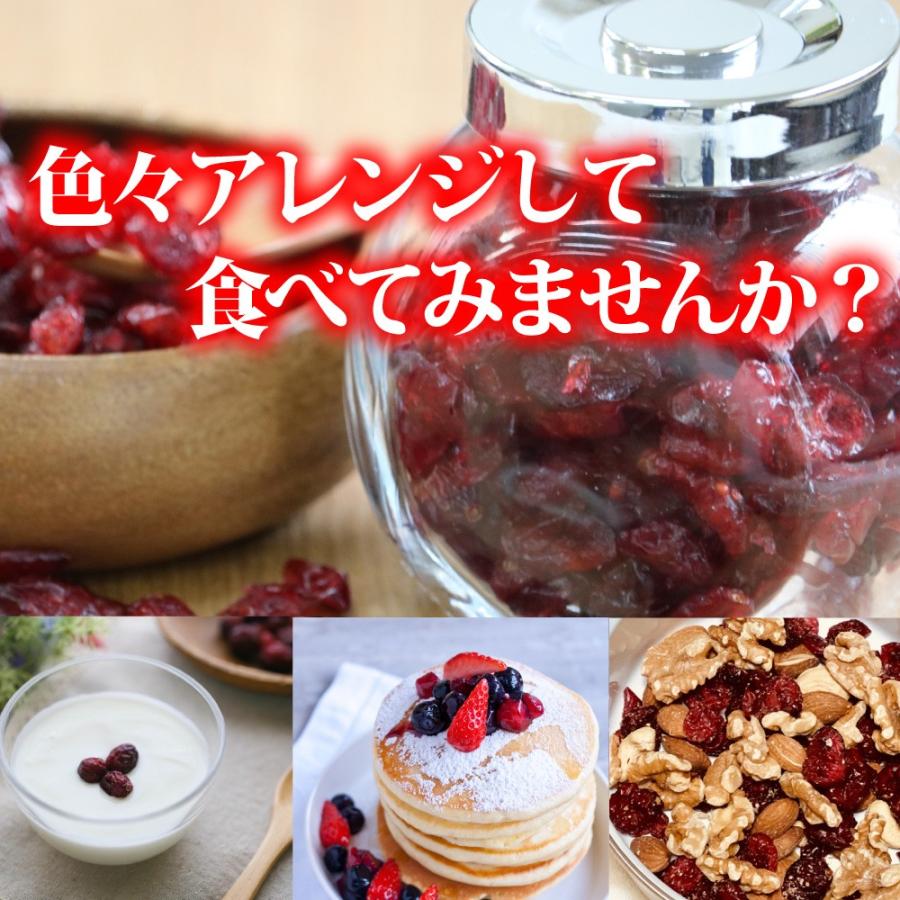 ドライクランベリー　500ｇ　送料別　アメリカ産　ドライフルーツ　最安値　送料無料と同梱で送料無料！（北海道、沖縄は別途540円）