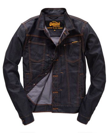 Superdry Men's Men's Razor Jacket Dark Blue / Full Raw - Size: XS