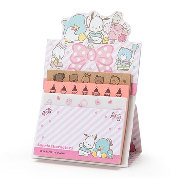 三麗鷗 帕恰狗桌立式4款自黏便箋 日製 正版授權L00010235