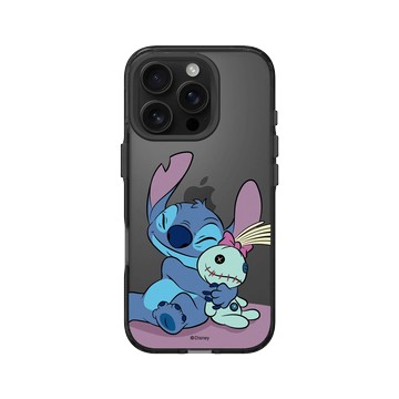 iPhone 16 Pro Clear 酷墨灰 - 迪士尼-史迪奇 Disney Stitch - 史迪奇 - 史迪奇與Scrump