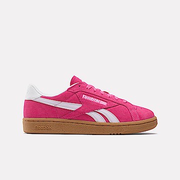 Reebok Club C Grounds Uk [100221372]女 運動 休閒鞋 麂皮 復古 粉紅 白