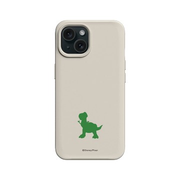 iPhone 15 SolidX 貝殼灰 - 迪士尼-玩具總動員 Toy Story - 抱抱龍剪影版