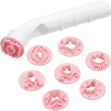 《Sweetly》印章翻糖壓模9件-花卉-- 翻糖器具 烘焙用品