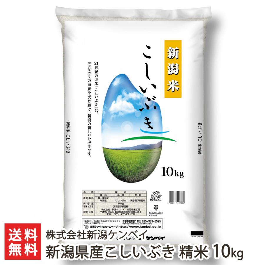 新潟県産こしいぶき 精米10kg（10kg袋×1） 株式会社新潟ケンベイ 送料無料