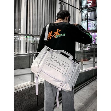 背包男時尚潮流多功能學生書包男士雙肩包超大容量單肩斜挎旅行包