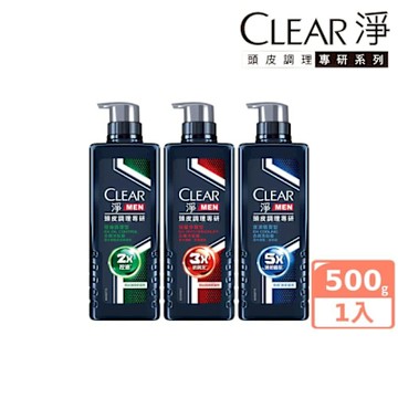 CLEAR 淨 男士頭皮調理專研去屑洗髮精570g (多款任選)