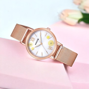 CITIZEN 星辰 Wicca 公主系列 蒲公英太陽能腕錶 女錶 聖誕節 禮物-KP5-166-21