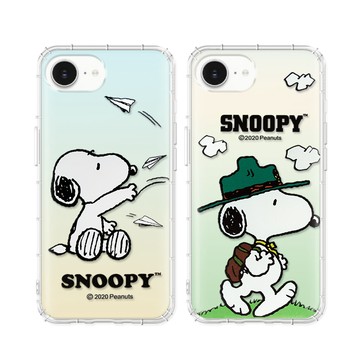 iPhone 17e 殼 史努比/SNOOPY 正版授權 iPhone 17e/16e 共用 漸層彩繪空壓手機殼
