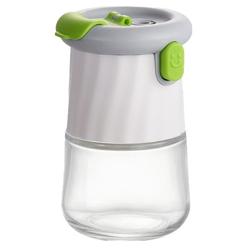 SUNORO 二合一兩用定量鹽瓶調味罐 白綠色  1個  250ml