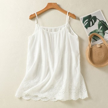 日系鏤空吊帶背心255223