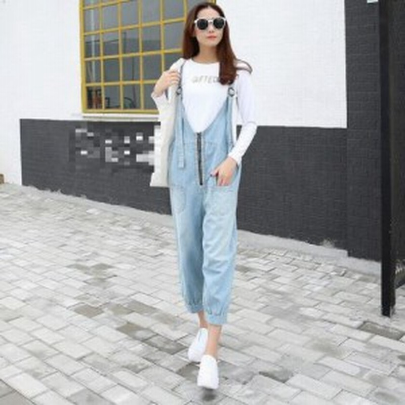 大人可愛いデニムサロペット クロップド ゆったり ボーイッシュ ベーシック 春夏 レディース 代 30代 アウトドア 旅行 女子会 通販 Lineポイント最大1 0 Get Lineショッピング