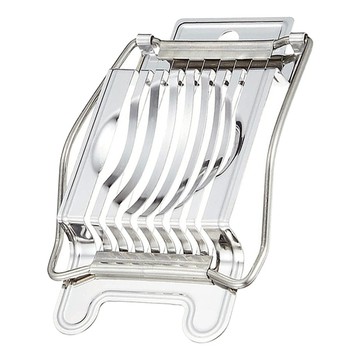 FREIZ 和平 不鏽鋼水煮蛋切割器  白色  1個