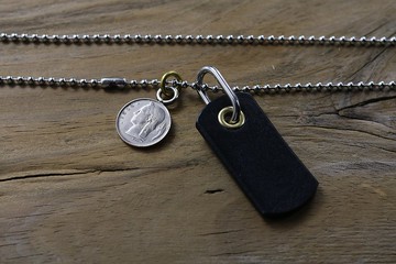 硬幣項鍊-比利時1法郎1964年