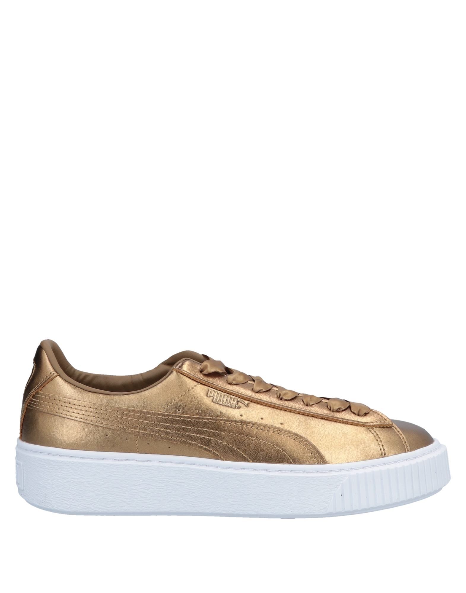 プーマ Puma スニーカー テニスシューズ ローカット ゴールド 4 革 スニーカー テニスシューズ ローカット 通販 Lineポイント最大1 0 Get Lineショッピング