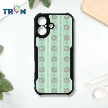 TRON iPhone 17 幾何復古花磚-4 四角防摔 機甲殼 軟硬殼 手機殼