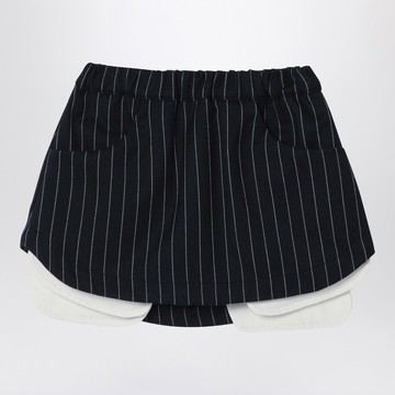 Navy blue pinstripe Grace skirt