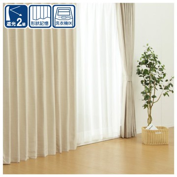 遮光2級 窗簾 G PALETTE BE 100×178×1 NITORI宜得利家居