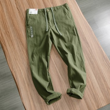 日系直筒亞麻長褲 / YKK拉鍊 / 26%純亞麻 / 薄款涼爽 / 4色 / M-2XL【QTJBY4847】