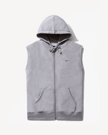 Noah Sleeveless Zip-Up Heather Grey / M