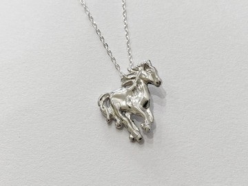 駿馬奔騰 | 中性款銀飾 925純銀 情人節禮物 立體動物 聖誕禮物