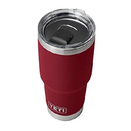 YETI Rambler 30 oz Tumbler, Stainless Steel, Vacuum Insulated with MagSlider Lid, Harvest Red並行輸入品