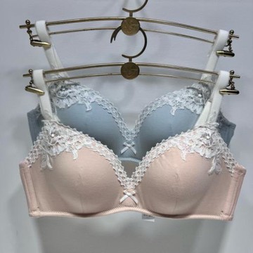 曼妮芬20810744無鋼圈內衣舒適棉質透氣薄款文胸女士胸罩聚攏調整