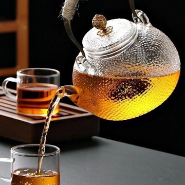 玻璃茶壺泡茶家用耐高溫電陶爐煮茶器圍爐2024新款燒水壺養生茶具