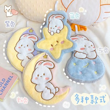 臺灣/現✨ 浴巾 毛巾 洗澡巾 擦手巾可愛珊瑚絨擦手巾掛式廚房洗手吸水加厚抹布家用不掉毛檫抹手毛巾