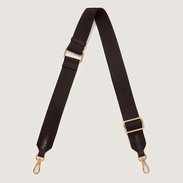 Strathberry - Adjustable Webbing Strap - Black