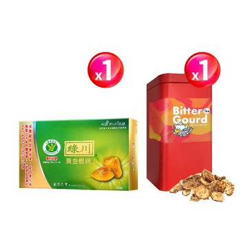【立川集團】綠川黃金蜆錠+立川國家計畫有機栽種山苦瓜片健康雙寶組