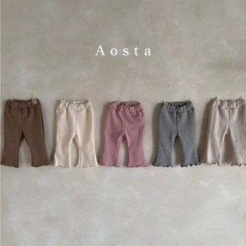 Aosta 時髦喇叭長褲【現貨】女童長褲 兒童長褲 寶寶長褲 姐妹裝 兒童衣服 小孩衣服 嬰兒衣服 韓國童裝