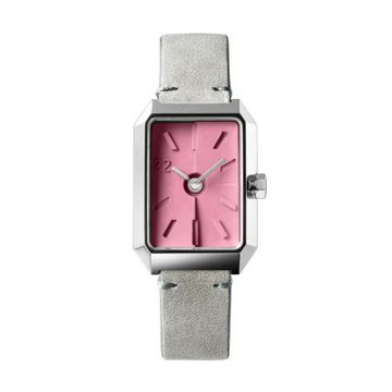 22STUDIO 上下坡方形水泥錶35mm-櫻粉款