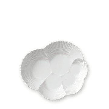 白色繽紛唐草 - 造型盤19cm(本商品不提供破損保證)